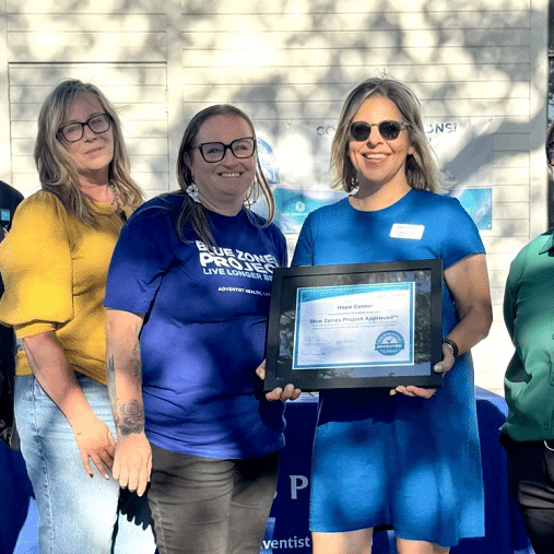 Blue Zones approval ceremony.